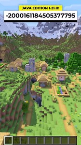 Minecraft mountain circle village seed: epic survival location!