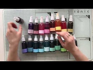 Handmade ink sprays tutorial