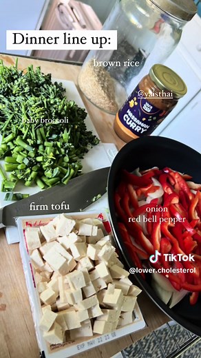 Quick Tofu Curry for Lower Cholesterol