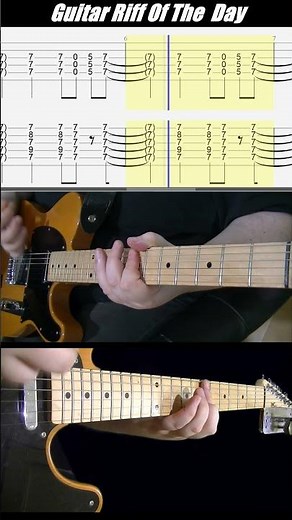 Guitar Tab Mixed Emotions (open G) by The Rolling Stones #guitarriff #therollingstones #guitartabs