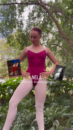 Collections | Your Dancewear on Instagram: "Nela 🌸 Named after Marianela Nunez (I’m going to send her this leotard) 🥹 🩰 Elastic ballet pink straps (matches your tights) 👀 The pinch at the front + combined with the Super High Cut leg line gives you an illusion of a shorter torso = Longer Legs ✨2 Back straps to support the minimalistic design This is our most minimal yet elegant design in Mulberry Gloss 💞 Nela releases this Saturday in Primavera at 7am aest 