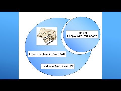 How To Use A Gait Belt, Caregiver Instructions