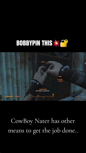 Aint Nothing Stopping CowBoy Nater #fallout #fallout4 #mods #4u #fyp