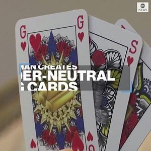 ROYALS FLUSHED: Meet the woman who has created gender-neutral playing cards, by abolishing the king, queen and jack, the hierarchy of which she says fostered inequalities. https://abcn.ws/3pcnvqa | ABC News
