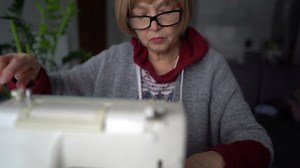 Elderly Seamstress During Work Her Work Stock Footage Video (100% Royalty-free) 1067729321 | Shutterstock
