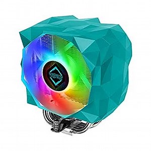 Iceberg Thermal IceSLEET X5 Intel & AMD High Performance CPU Cooler 5 Heat Pipe Nickel Plating Addressable RGB ARGB 120mm PWM Fan AM5 Compatible LGA 1700 Mounting Kit Available FOC