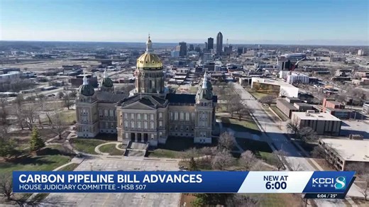 Iowa House advances bill banning eminent domain for carbon pipelines