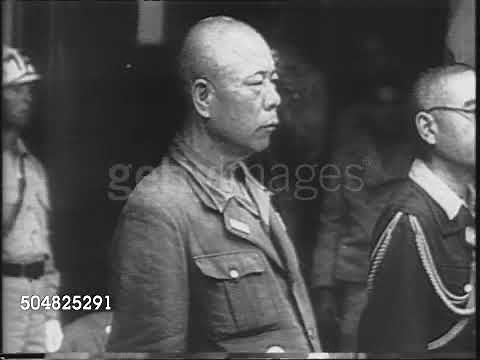 Surrender in the Philippines of General Tomoyuki Yamashita | The "Tiger of Malaya" | September 1945