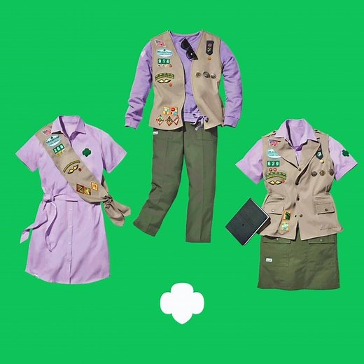💚Functional, 🧡comfortable, and 💜fashionable = the NEW official Girl Scout uniforms for Cadettes, Seniors, and Ambassadors. 🌈 Sashes and vests are available for preorder NOW. Unlock a 10% discount by using code GSSTYLE10 https://bddy.me/3h3deaG. | Girl Scouts