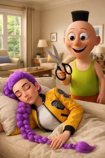 Roblox Hamood Habibi and Rumi's Purple Hair Adventure