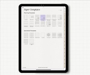 Digital Notebook, Goodnotes Paper Texture Notebook, Note Paper Template, Student Notebook, Hyperlinked Notebook With Tabs, Notability - Etsy