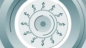 Runners Spinning Wheel Looping Animation 库存影片视频（100% 免版税）1054819769 | Shutterstock