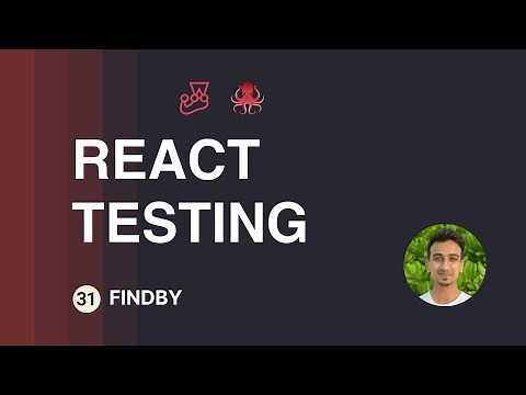 React Testing Tutorial - 31 - findBy