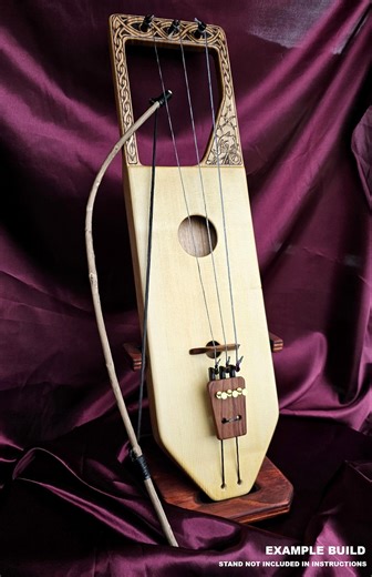 ᛉ Tagelharpa - Build Plans & Instructions - Hollowed Body Design ᛉ - Etsy