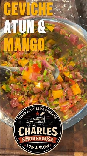 Cómo Hacer CEVICHE DE ATÚN con Mango 🥭🐟 | Receta Fresca y Saludable