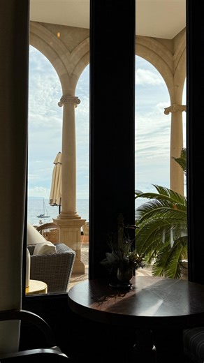 Patricia on Instagram: "It’s not just a breakfast, but a quiet ritual by the sea. At Hospes Maricel @hospeshotelsmallorca , the iconic 10-step tasting breakfast unfolds slowly - inspired by Mallorcan cuisine and served in a serene, light-filled lounge overlooking the Mediterranean. 🍽️✨ Awarded “El Mejor Desayuno del Mundo”, this experience is not about rushing, but about presence. No overnight stay needed - simply book via @hoteltreats and let the morning linger. ✨"