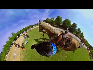 360° video Parkour horse riding