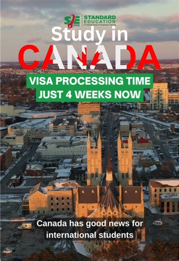 Canada Student Visa Update: Processing Time Reduced to 4 Weeks