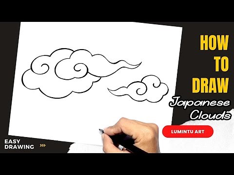 How to draw Japanese Clouds