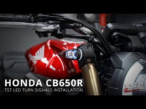 How to install TST LED Turn Signals to a 2019+ Honda CB650R by TST Industries
