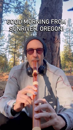 1.2K views · 125 reactions | Good morning from Sunriver, Oregon! #oregon #hitmachine #livemusic #portland #sunriveroregon #bendoregon #centraloregon #shakuhachi #woodenflute | Hit Machine | Facebook