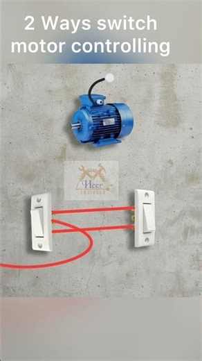 2 Ways Motor Control Switch #electrician #trending #viral #viralvideo #shorts