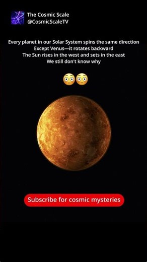 Why Does Venus Spin Backwards? 😳