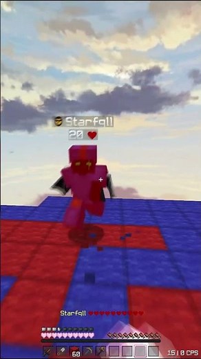 Cleanest Block Clutch? #bedwars