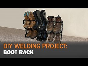 How to Make a Horseshoe Boot Rack