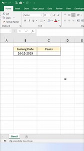 16K views · 60 reactions | YEARFRAC Function in Excel  #exceltips #exceltricks #exceltutorial #explore | computernotion | Facebook