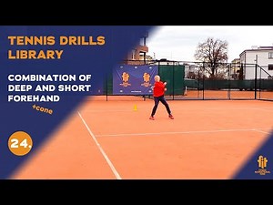 Top tennis drills: Deep Forehand and short Forehand combo