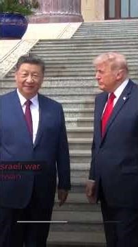 What did Trump and Xi discuss during the China summit? | AJ #shorts