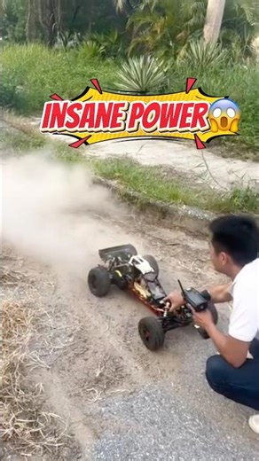 🔥 Testing a Custom-Built RC Gas Engine – Absolute Insane Power! ⚡