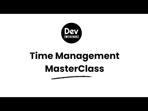 Time Management Masterclass