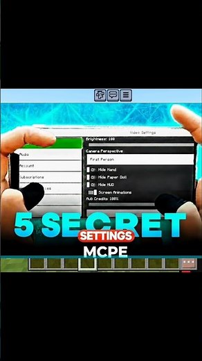 5 Secret Settings in Minecraft That Pro Players Use 😱 (2026)#short #viral #minecraftshort #gaming
