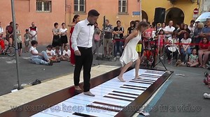 3.1M views · 218 reactions | Fantastic dancing on a Piano. Yes a Piano! il Grande Piano from Italy Superb! | Dance Floor Spotlight | Facebook