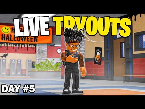 CLAN TRYOUTS LIVE With Viewers In Roblox Fight in A School