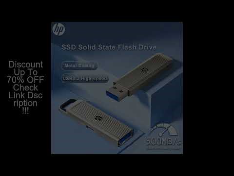 HP External SSD USB 3.2 Flash Drive Disk 1TB 512GB 256GB Pen Drive Tiny Pendrive Memory Stick Portab