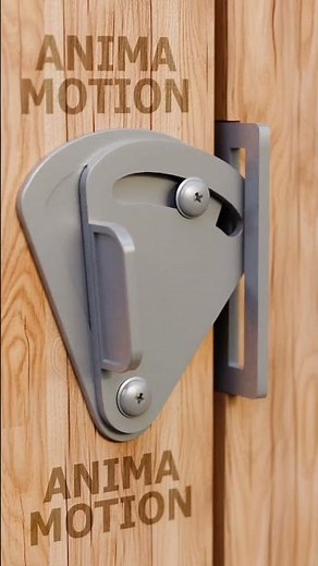 Barn Door Tear Drop Latch #hardware #wooden gate #latch