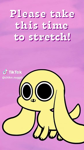 Ohhhh big stretch #animation #selfcare #ohbigstretch | chikn.nuggit