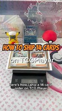 How to ship 14 cards on TCGPlayer. #pokemon #pokemoncards #tcgplayer