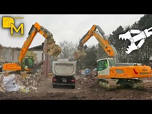 2x LIEBHERR R 926 BAGGER ❌ ABRISS BAUSTELLE GASTHOF ❌ ABBRUCH GRABOWSKI #2