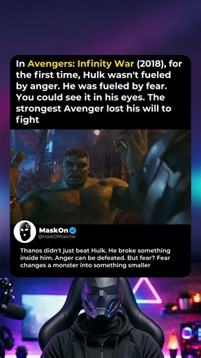 Avengers: Infinity War (2018) — The Strongest Avenger Lost His Will to Fight