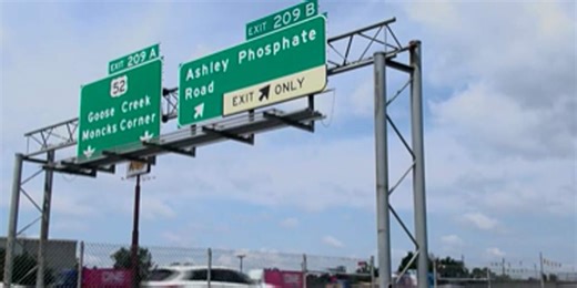 North Charleston overpass receives new jump guard safety feature