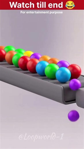 Most Viral Satisfying Color Balls Loop #shorts #satisfying