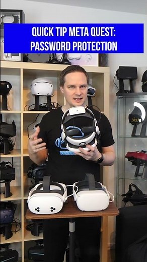 Meta Quest Quick Tip - HOW to Protect Your VR Headset or Apps With a Password!