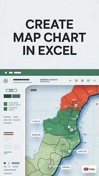 Map Chart in Excel 🌍 #excel #mapchart #datavisualization #exceltips #shorts #tipsandtricks