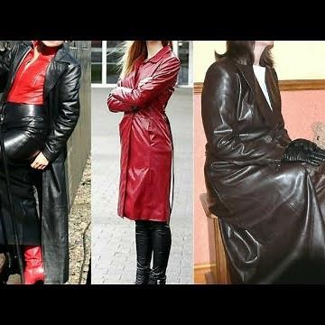 Gorgeous leather long power dresses for women and girls