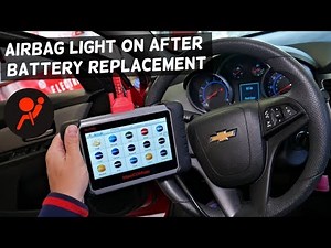 AIRBAG LIGHT ON AFTER BATTERY REPLACEMENT CHEVY, CHEVROLET, BUICK, GMC, CADILLAC
