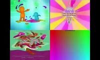 Mix of 4 videos from youtube : Noggin and Nick Jr Logo Collection Remake Quadparison 1